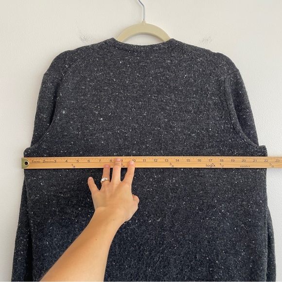 Madewell Donegal Kent Cardigan Sweater in Coziest Yarn wool slouchy speckled M - Picture 12 of 14